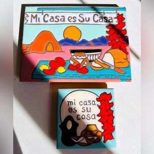 Mag Mor Studios Christine Fitzgerald Mi casa es su casa hot plates